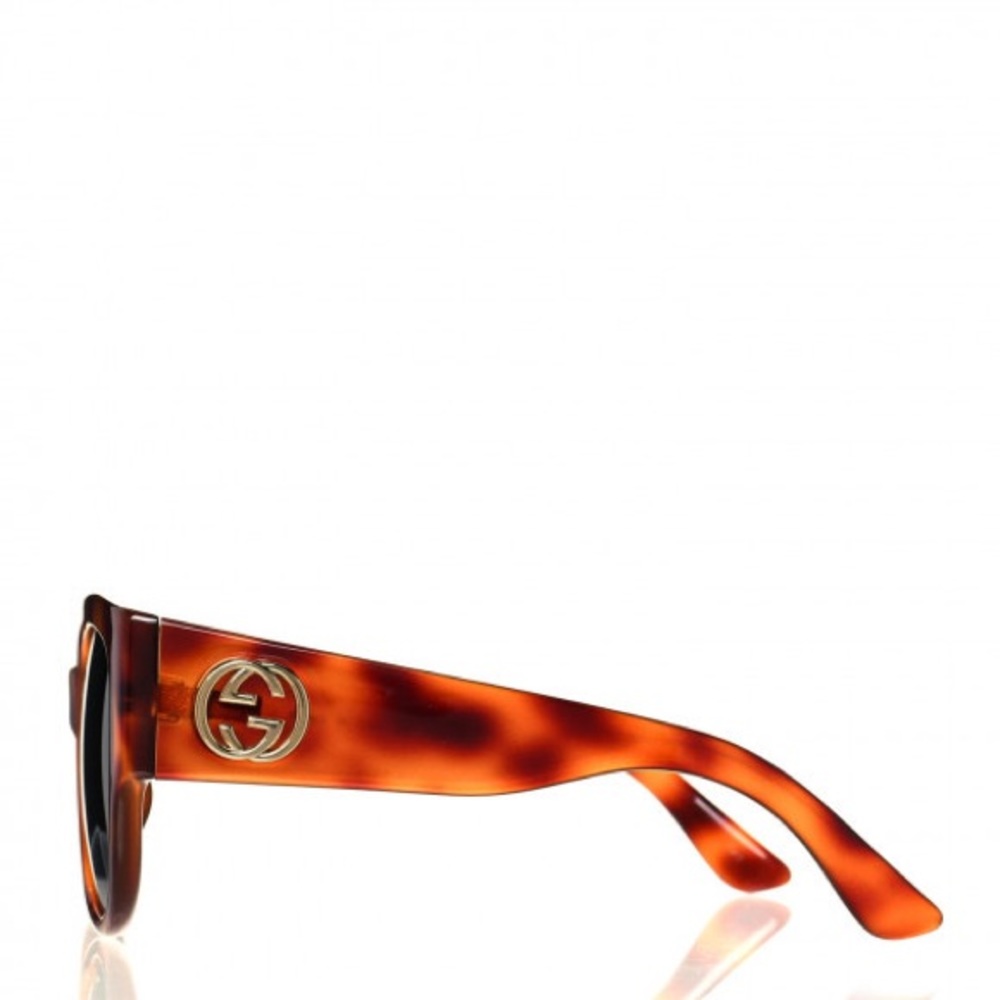 GUCCI
Acetate Square Frame GG0142SA Sunglasses Tortoise - Picture 8 of 11
